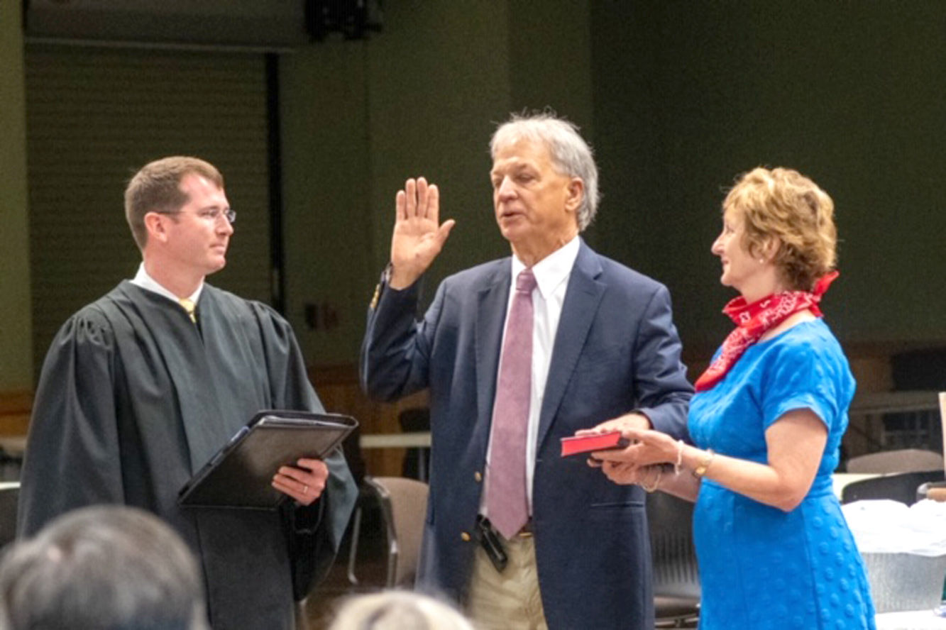 Andy Anders sworn in